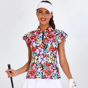 NWT Soneven Floral Shirt